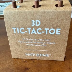 Matr Boomie 3D Tic-Tac-Toe Game - Brown